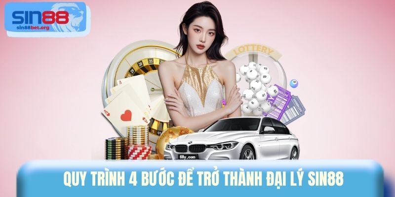 Quy trình 4 bước để trở thành đại lý Sin88